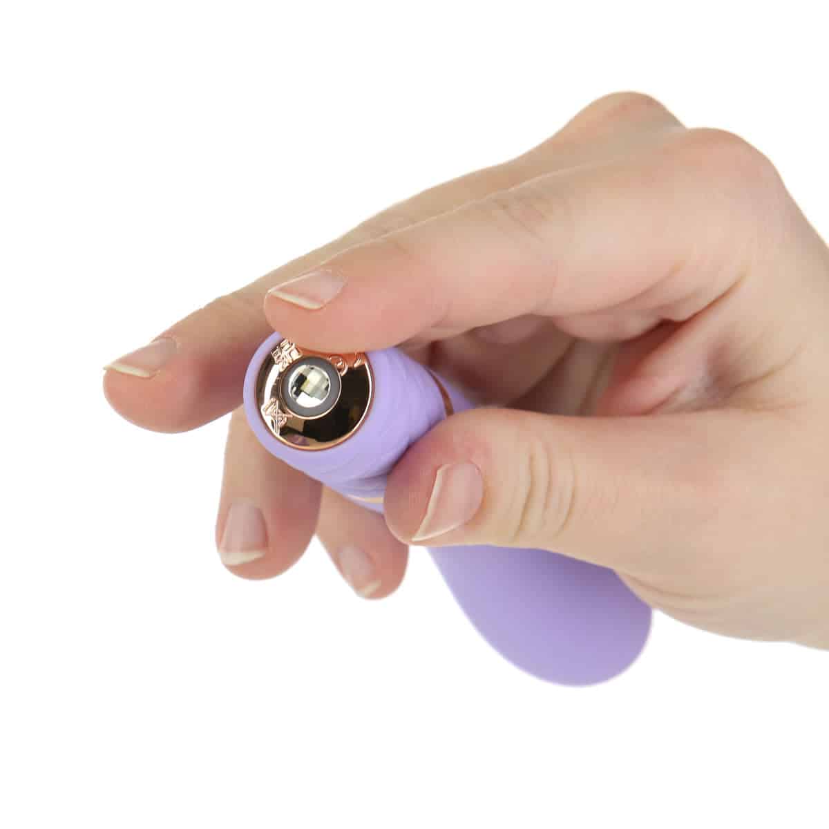 Oreiller Talk - Special Edition Racy - Luxurious Mini Massager - Rechargeable - Violet image 3