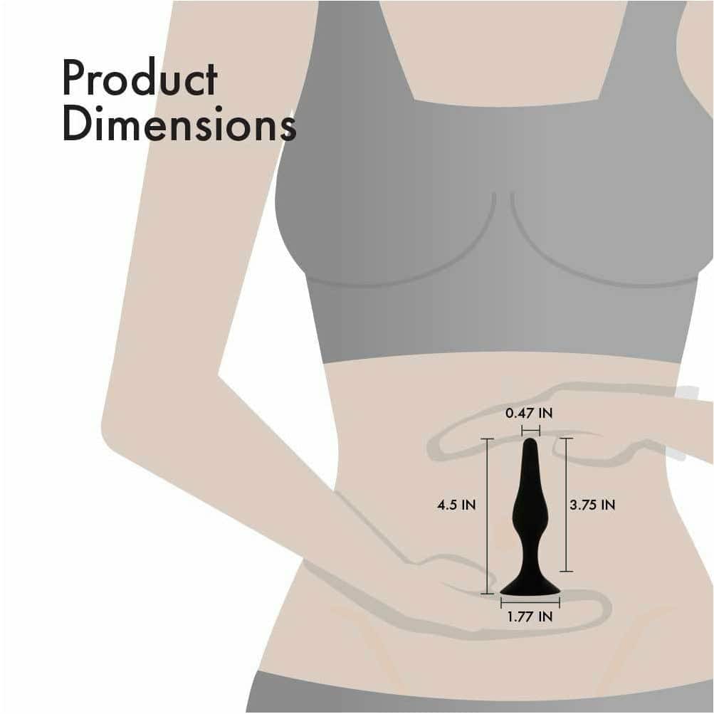 Pure Love® - Plug anal silicone - Noir image 3