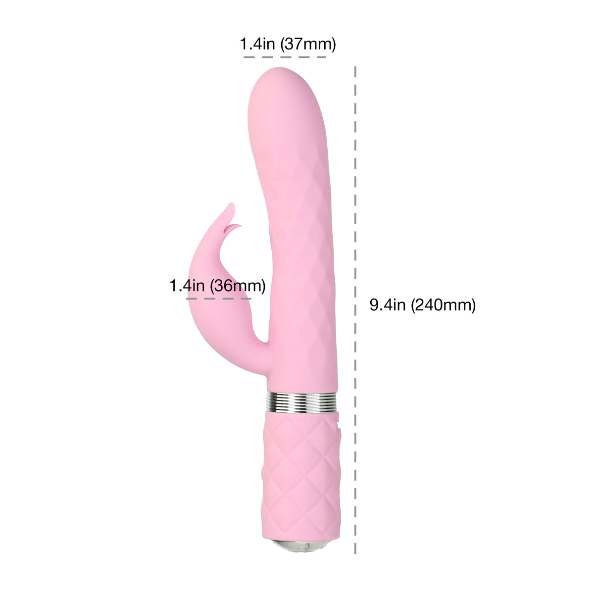 Oreiller parler vivant – Luxueux masseur double motor – rose image 3