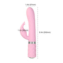 Oreiller parler vivant – Luxueux masseur double motor – rose image 3