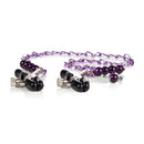 CalExotics® Pinces à mamelons à chaîne violette image 1
