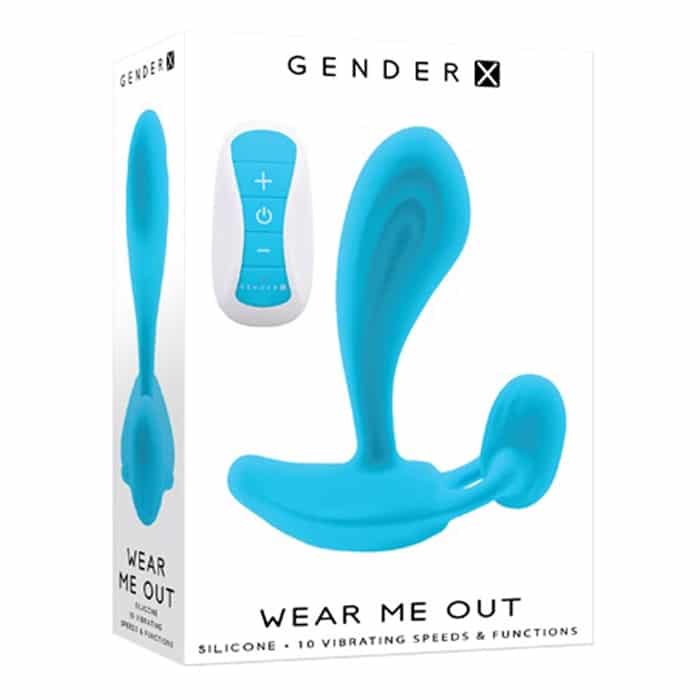 Wear Me Out - Silicone Rechargeable - Blue image 2