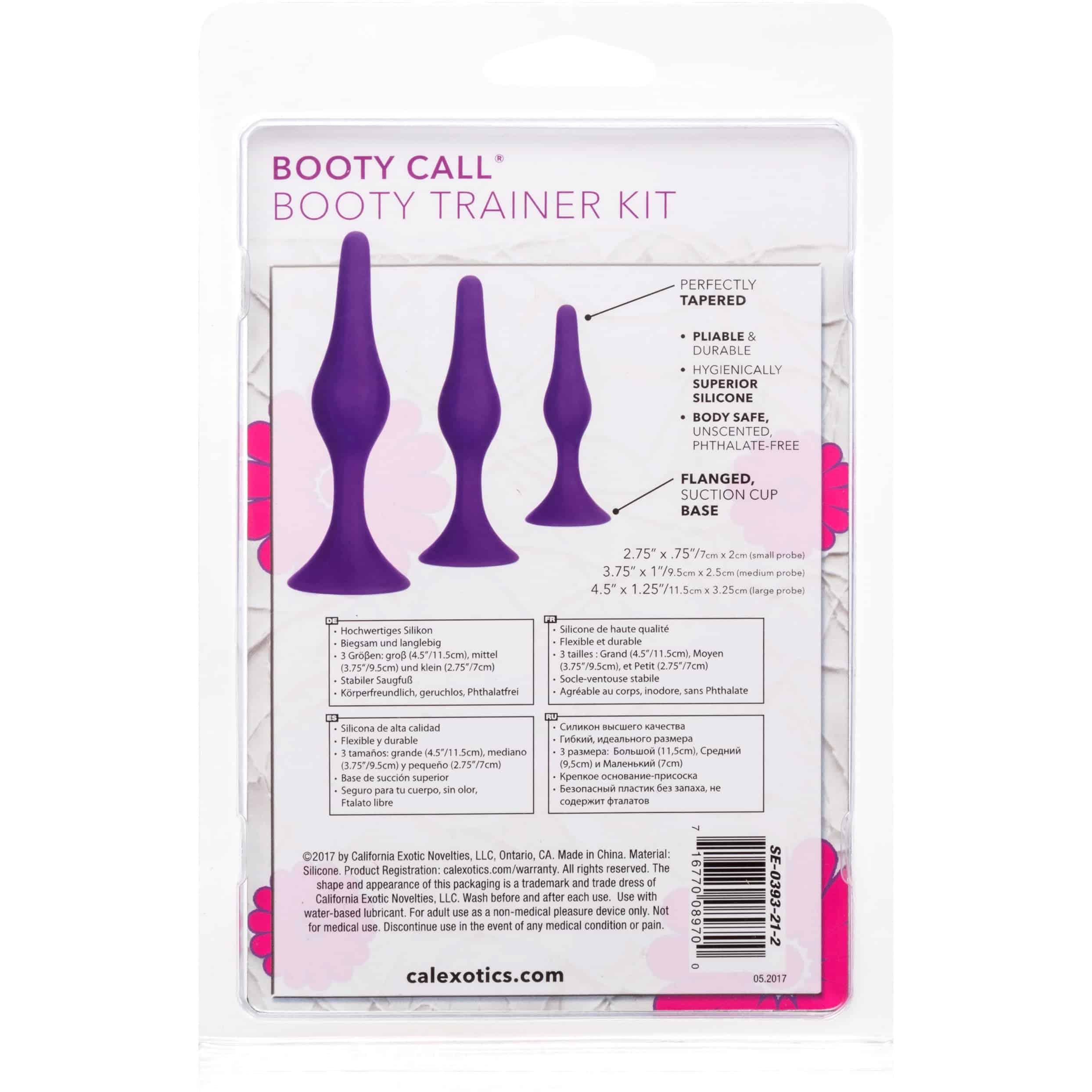CalExotics® Booty Call Booty Training Trousse Pourpre image 5