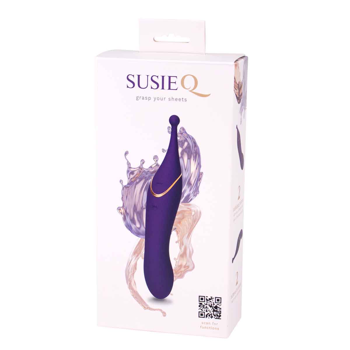 Sept créations - Susie Q - Gras vos feuilles Stimulateur clitoris - violet