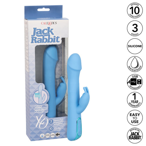 CalExotics® Jack Rabbit Elite Souction Rabbit – Bleu