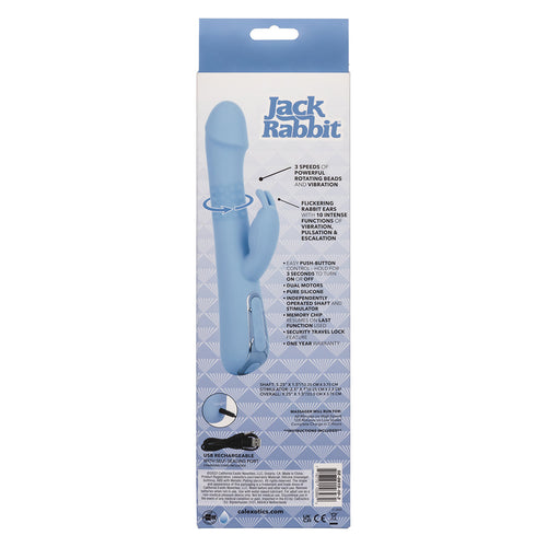 CalExotics® Jack Rabbit Elite Souction Rabbit – Bleu