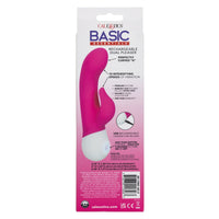 CalExotics® Basic Essentials Rechargeable Liquid Silicone Dual Pleaser