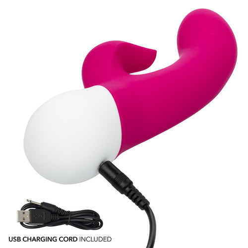 CalExotics® Essentiels Silicone liquide Rechargeable Dual Pleaser