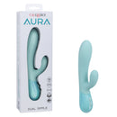 CalExotics® Aura Dual Vibe Ripple – Bleu clair