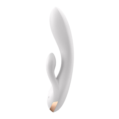 Satisfyer - Double Vibrateur Flex - Blanc