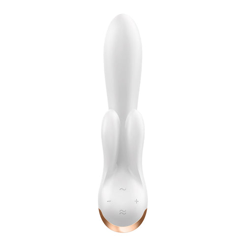 Satisfyer - Double Vibrateur Flex - Blanc