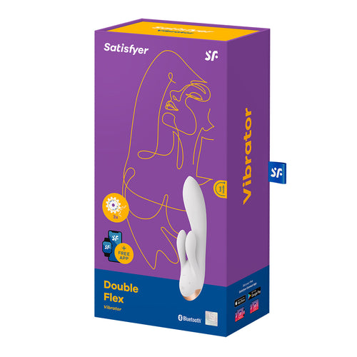 Satisfyer - Double Vibrateur Flex - Blanc