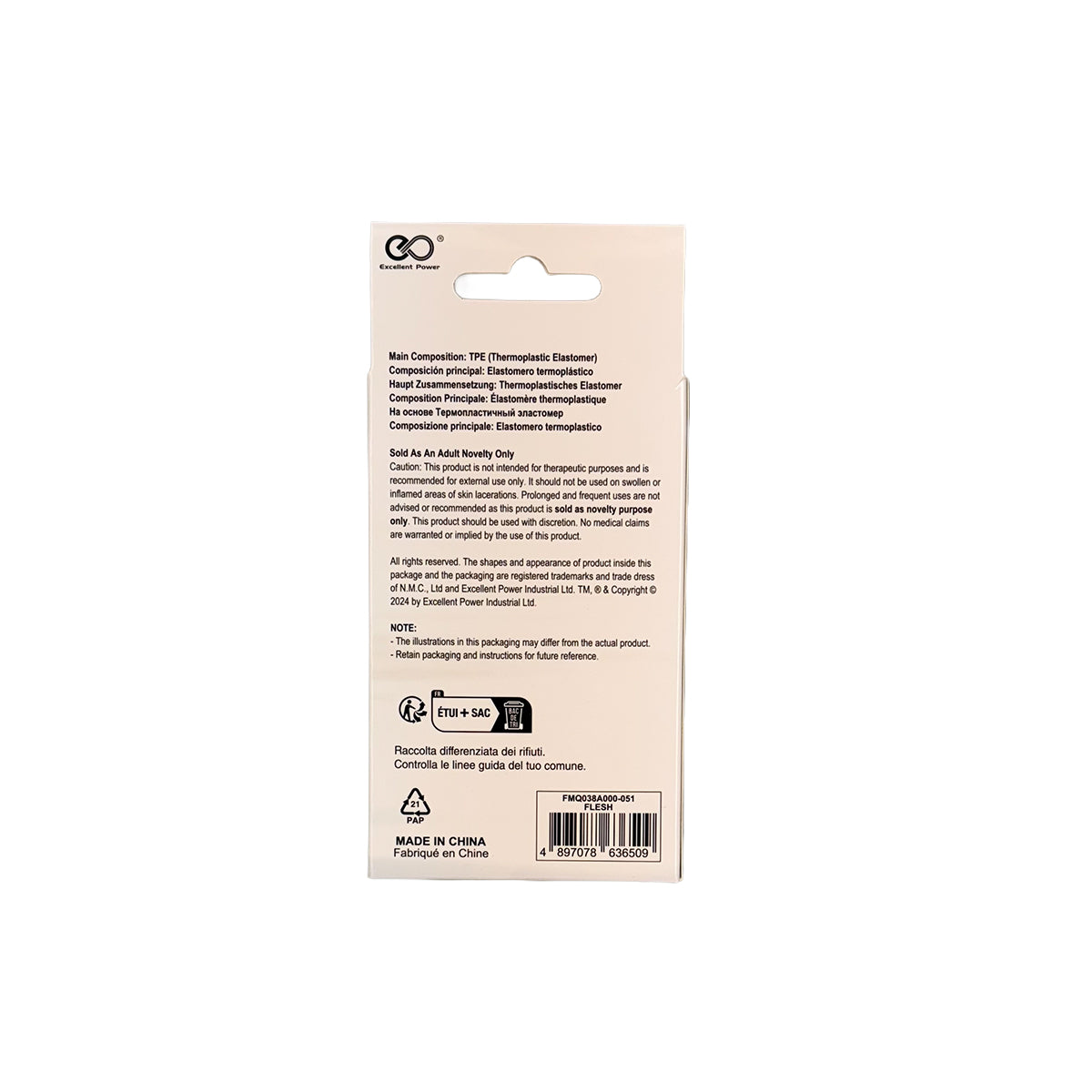 NMC – Sip en vrac – Masturbateur comme la vie – 4.7 po – Beige