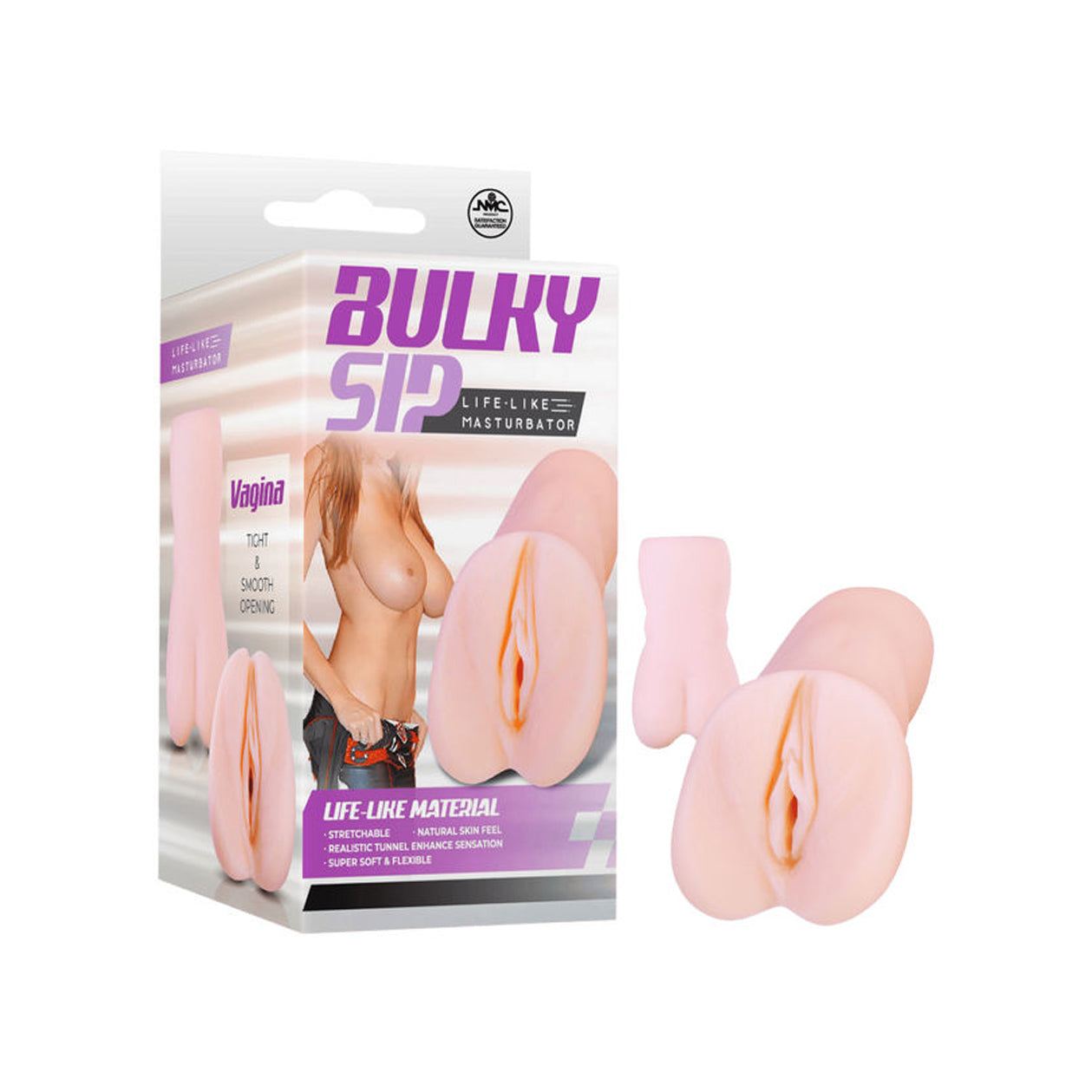 NMC – Sip en vrac – Masturbateur comme la vie – 5,1 po – Beige