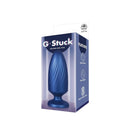 NMC – G Stuck – Plug anal silicone – Bleu métallisé