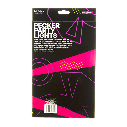Produits chauds - Bachelorette Party Pecker Party Lights – 10 pieds.