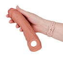 Épaisseur Dick Vibrant Pénis Manche – Caramel