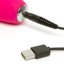 Happy Rabbit® - Vibrateur rechargeable mince courbe - rose