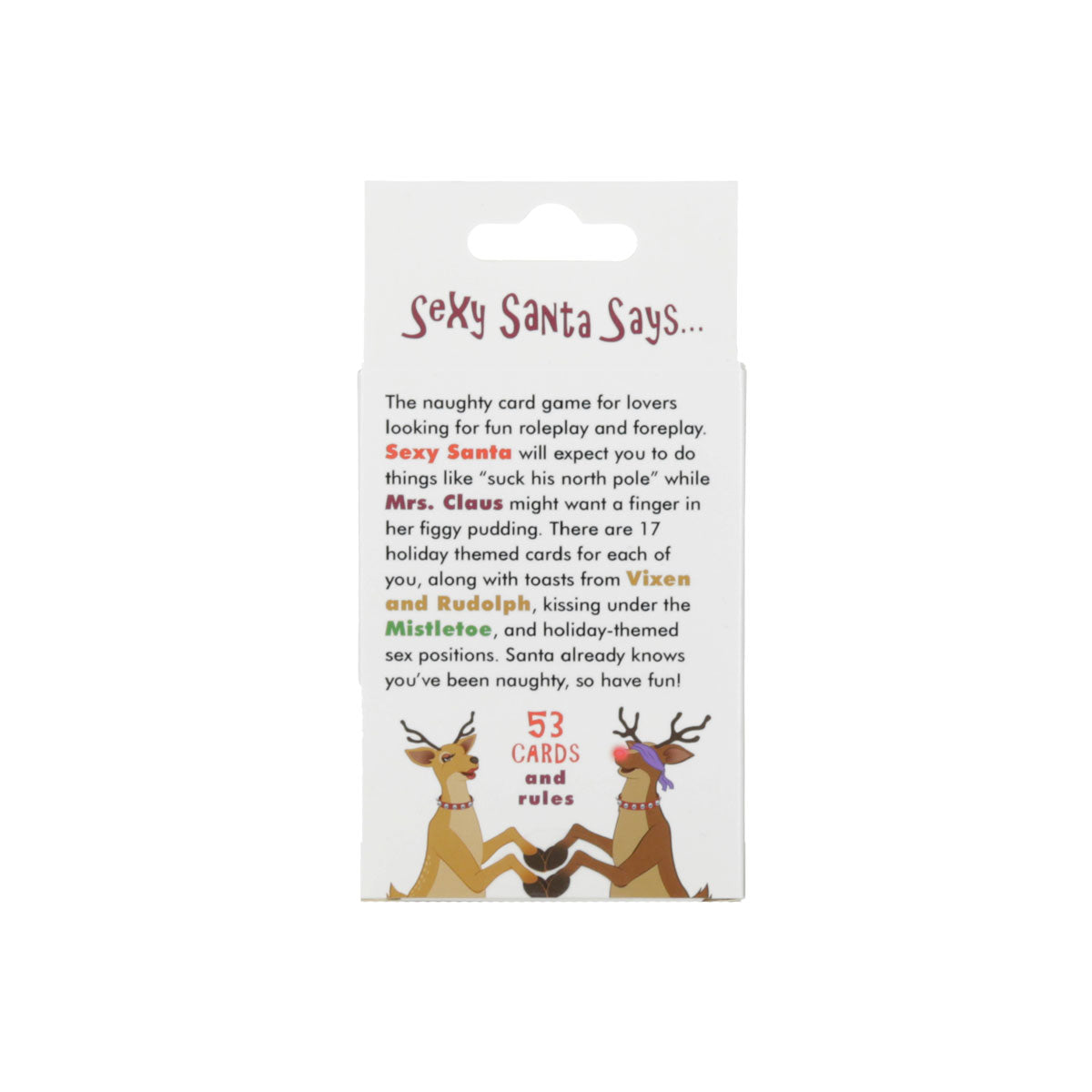 Père Noël sexy Dit Jeu de cartes