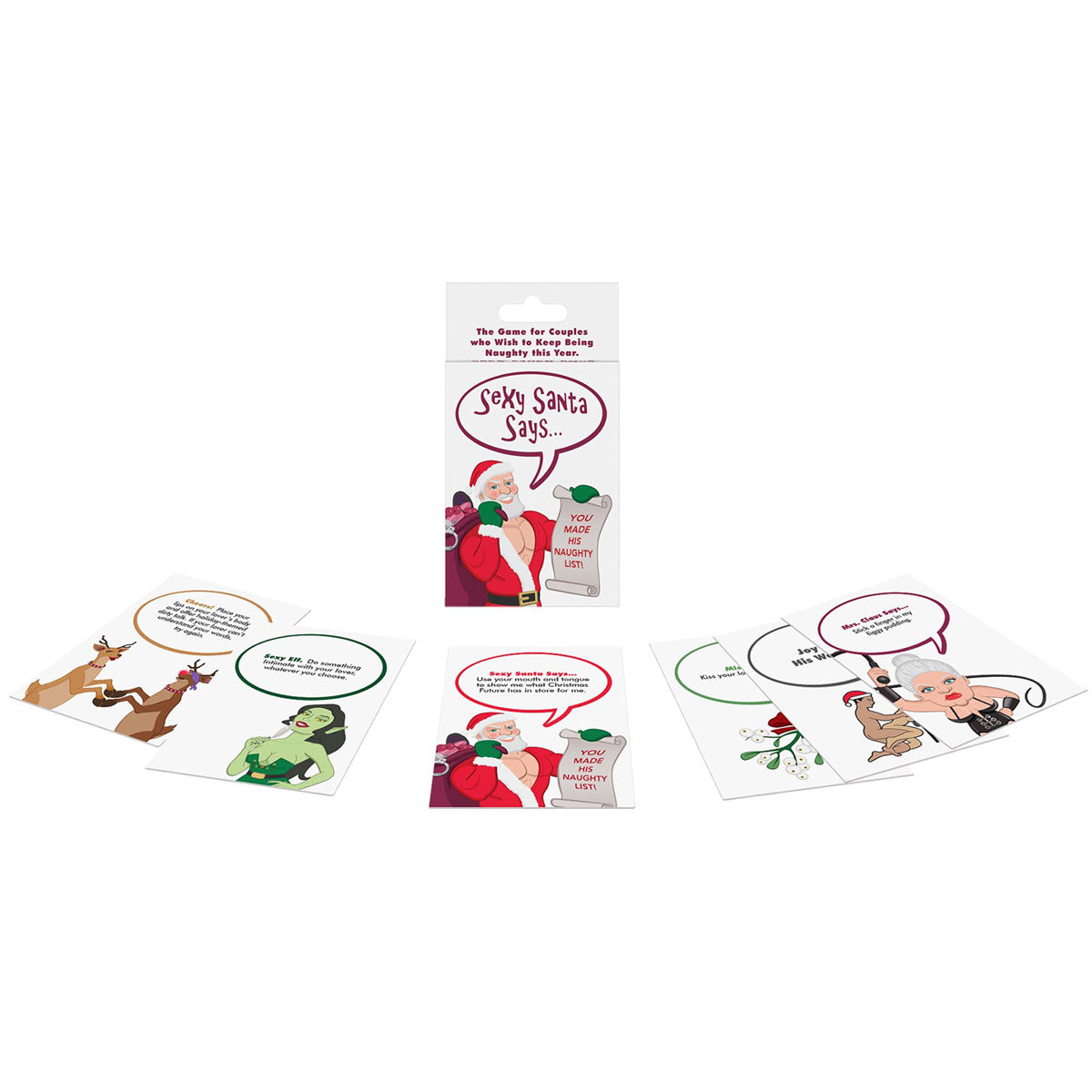Père Noël sexy Dit Jeu de cartes
