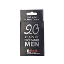 20 ans d'hommes nus chauds Cartes de jeu pleine nu