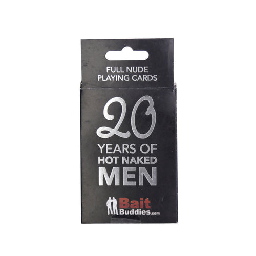 20 ans d'hommes nus chauds Cartes de jeu pleine nu
