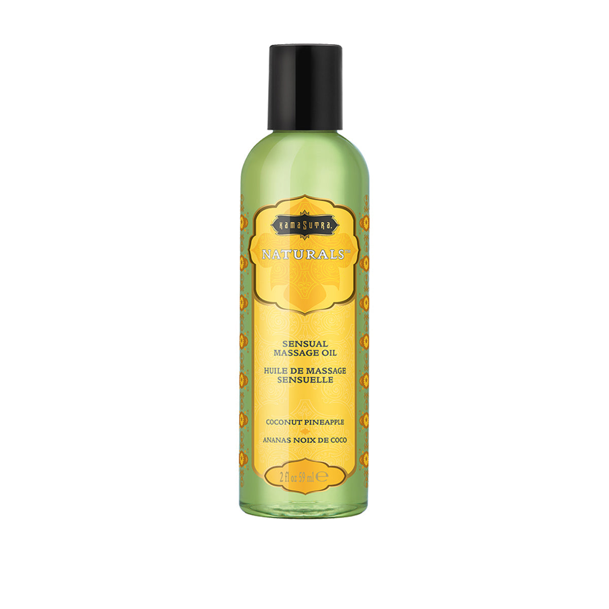 Kama Sutra Naturals Huile de massage sensorielle – Ananas de noix de coco – 2 oz/59 ml