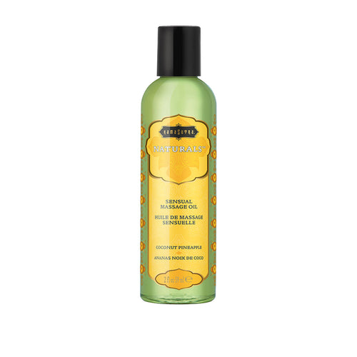 Kama Sutra Naturals Huile de massage sensorielle – Ananas de noix de coco – 2 oz/59 ml