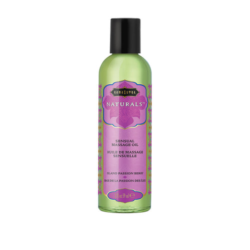Huile de massage naturelle Kama Sutra – Berry de passion de l'île – 2 oz/59 ml