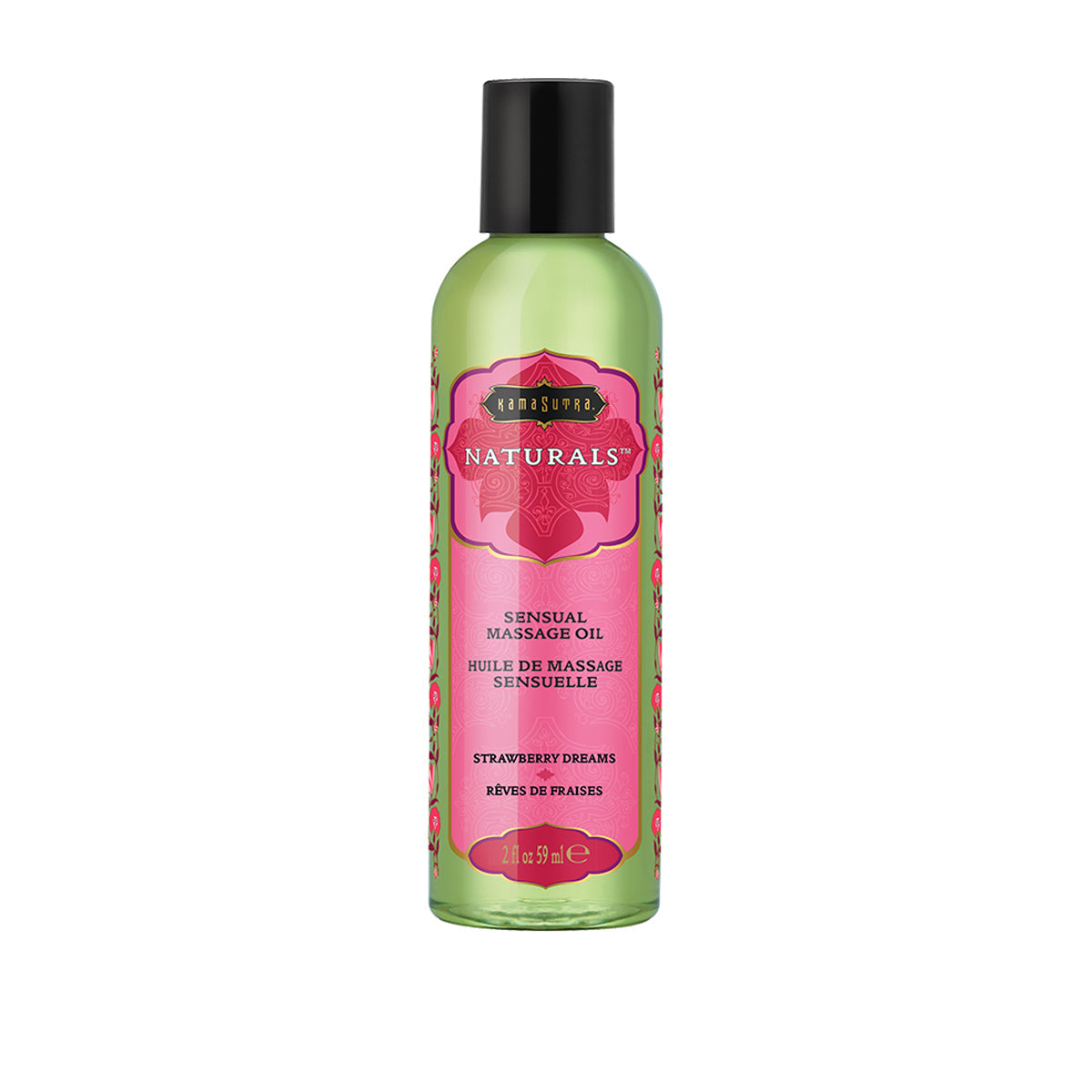 Kama Sutra Huile de massage naturelle – Rêves de fraises – 2 oz/59 ml
