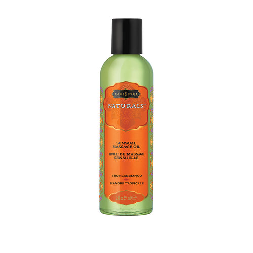 Huile de massage Kama Sutra Naturals – Mangue tropicale – 2 oz/59 ml