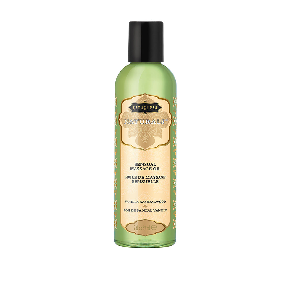 Kama Sutra Naturals Huile de massage sensorielle – Sandal de vanille – 2 oz/59 ml