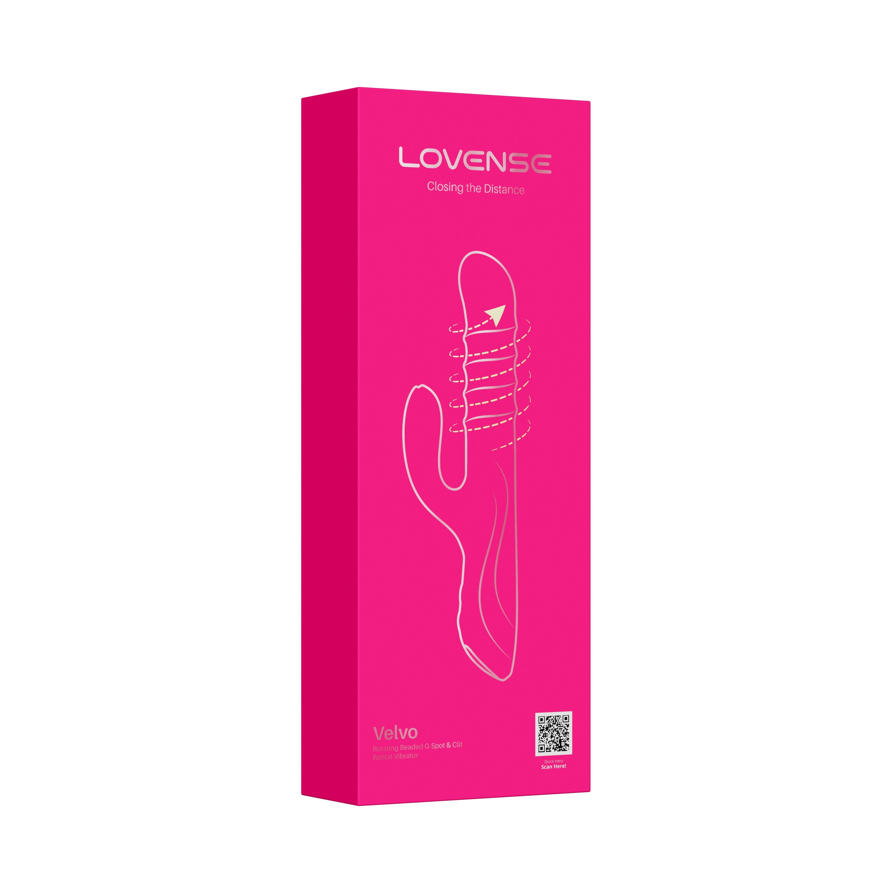 AMOUR Vibrateur Velvo Perled G-Spot et Clit Rabbit