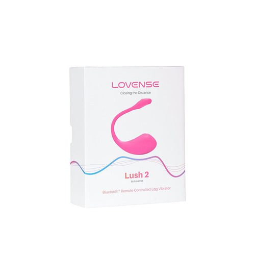 Lovense Lush 2 – Oeuf vibrant portable Bluetooth – Rose
