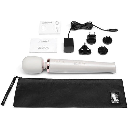 Le Wand Rechargeable masseur – blanc perle