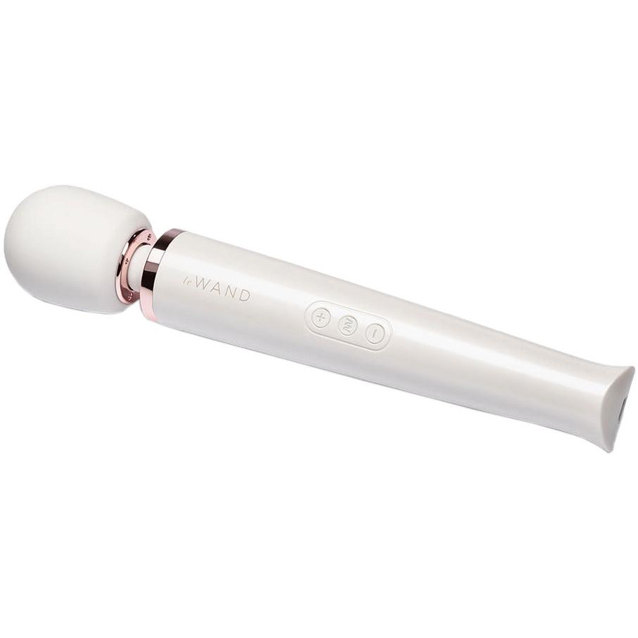 Le Wand Rechargeable masseur – blanc perle