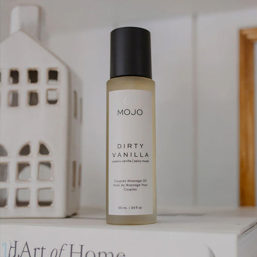 MJOO Huile de massage de couple de vanille sale – 100 ml/3.4 fl. oz.