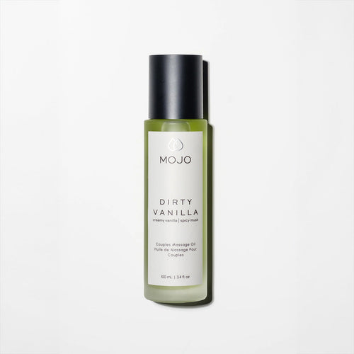 MJOO Huile de massage de couple de vanille sale – 100 ml/3.4 fl. oz.