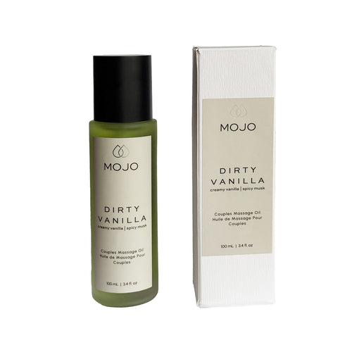 MJOO Huile de massage de couple de vanille sale – 100 ml/3.4 fl. oz.