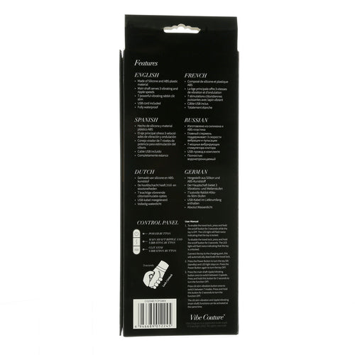 Vibe Couture® - Vibrateur rechargeable pour lapin - Violet