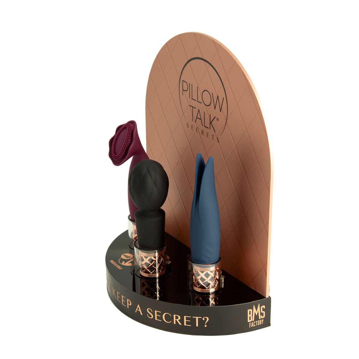 Oreiller Talk® - Secrets - Support d'affichage avec 3 testeurs