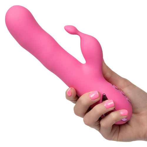 CalExotics® California Dreaming – Santa Barbara Surfer Dual Vibrator – Rose