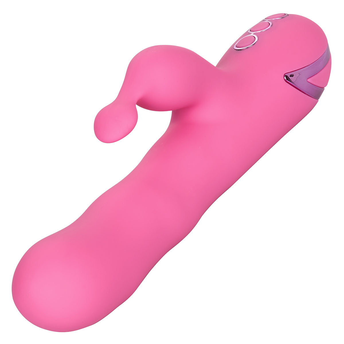 CalExotics® California Dreaming – Santa Barbara Surfer Dual Vibrator – Rose