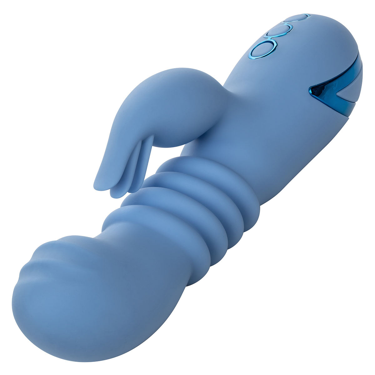CalExotics® California Dreaming – double vibrateur de Santa Cruz Coaster – bleu