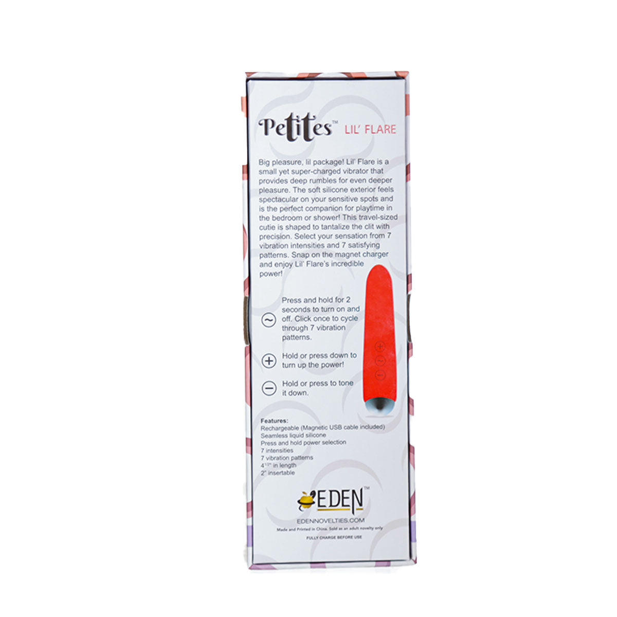 Vibrateur de flammes Petites Lil. - Rouge