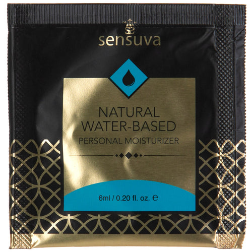 Sensuva Natural Water-Based Personal Hydratant – Original – 6mL / 0,2 fl. Oz.