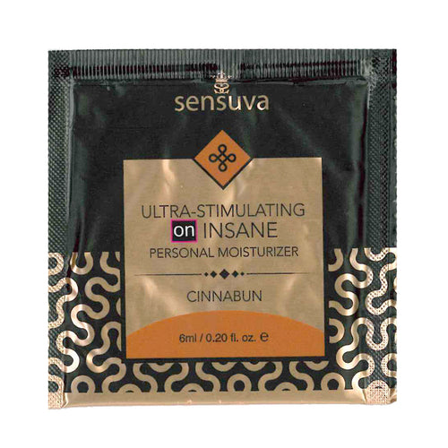 Sensuva – Ultra stimulant SUR L'INSANE - Cinnabun - Foil 6ml/0,20 fl oz.