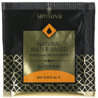 Sensuva Natural Water-Based – Flavoured Personal Moisturizer - 6ml/0.2oz, Butter Rum