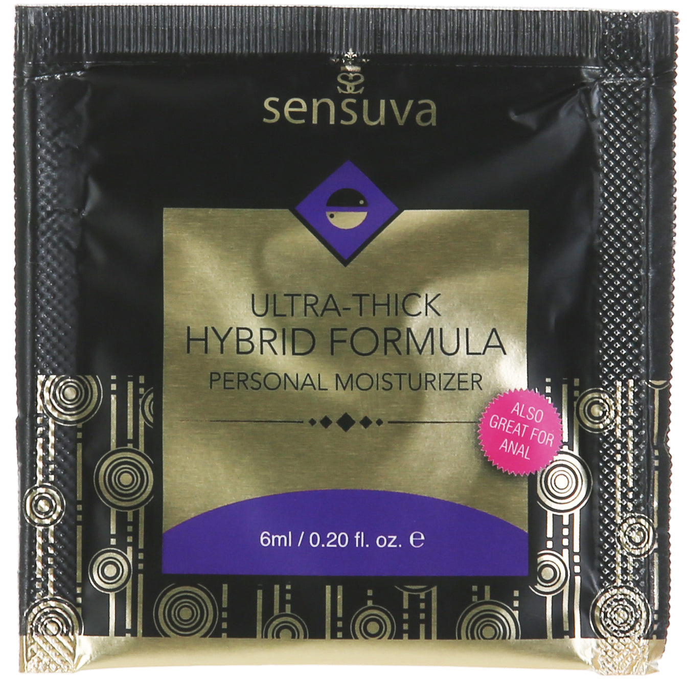 Sensuva Ultra-Thick Hybrid Formule – Hydratant personnel Sans parfum- 6ml/0,2oz