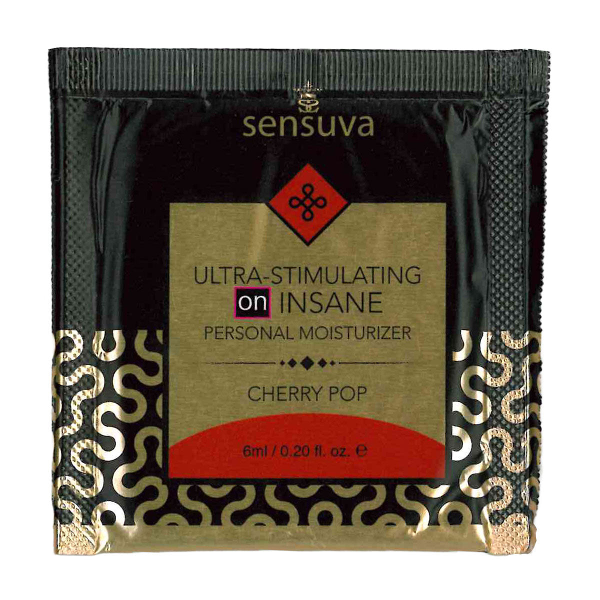 Sensuva – Ultra stimulant SUR L'INSANE - Pope de cerise - Foil 6ml/0,20 fl oz.